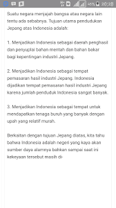 Sebutkam Tujuan Utama Kedatangan Jepang Ke Indonesia Brainly Co Id