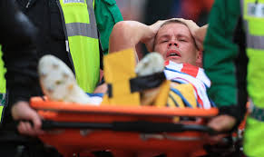 Ryan shawcross broke aaron ramsey's leg following a challenge in 2010credit: Sick Arsenal Fans Troll Ryan Shawcross After Gruesome Leg Break Calling It Karma For Aaron Ramsey