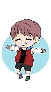 Yeah, yeah, yeah / my name is my life (life) / a hopeful vibe, a positive rather than a negative type / i . J Hope Chibi Rinabina4 Illustrations Art Street