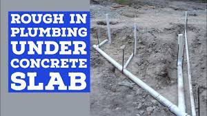 The next step is the dwv (drain, waste and vent) pipe installation. Rough In Plumbing Before Concrete Slab Pole Barn House Ep 4 Youtube