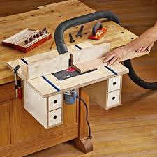 Bench Mounted Router Table Plan From Wood Magazine Woodworking Workbench Woodworking Woodworking Bench
