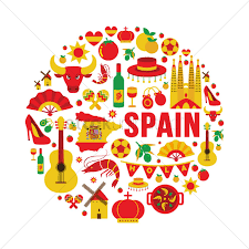 The privileged location of icon marina invites you to get lost in the natural park of cerro gordo and punta de la mona. Collection Of Spain Icons Vector Image 1565071 Stockunlimited