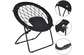 5 Giantex Outdoor Folding Bunjo Bungee Chair For Kids Adults Bungee Chair Steel Chair Camping Chairs