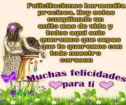 Feliz Cumpleanos Hermanita 100 Originales