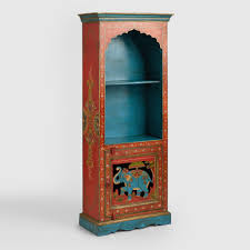 Maybe you would like to learn more about one of these? Elephant And Floral Motif Bookcase Wood By World Market The Best Web