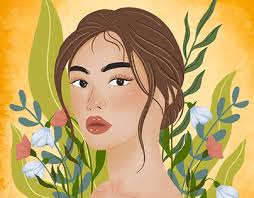 Floral Art Woman Illustration Projects :: Photos, videos, logos,  illustrations and branding :: Behance