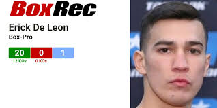 BoxRec: Erick De Leon