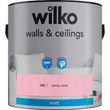 Wilko Walls Ceilings Candy Cane Matt Emulsion Paint 2 5l Wilko