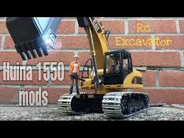 Huina 1550 Rc Excavator Upgrade Mods How To Video Youtube Excavator Mod Monster Trucks
