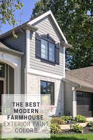 The Best Modern Farmhouse Exterior Paint Colors Repurpose Life Exterior Paint Colors For House Farmhouse Exterior Colors Modern Farmhouse Exterior