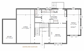 sample open floor plan renovation