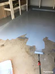 How To Paint Garage Floors With 1 Part Epoxy Paint Garage Floor Paint Garage Decor Painted Garage Walls