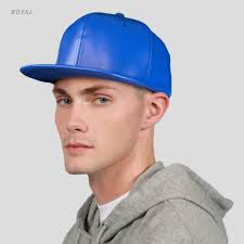 CHOK.LIDS PU Cuir Plat Brim Chapeaux pour Hommes Guinea