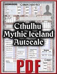 Cthulhu pen and paper charakterbogen / dsa charakterbogen 4.1 pdf : Call Of Cthulhu Character Sheets