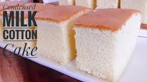 Add the eggs one at a time and beat into the butter mixture. Condensed Milk Cotton Cake Recipe Resep Condensed Milk Sponge Cake Trivina Kitchen Youtube