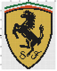 Ferrari Point De Croix Pixel Art Tete De Mort Pixel Art Voiture