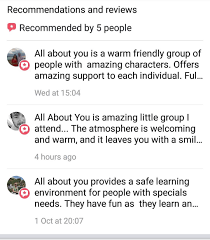 Let our clients speak for us. All About You Check Out Our Reviews To Have Such Positive