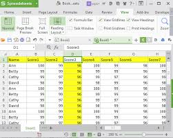 How To Use Reading Layout Feature In Wps Spreadsheets