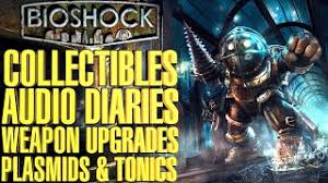 Can you name the characters speaking in the audio diaries of the bioshock series? Bioshock All Collectibles Guide All Audio Diaries All Weapon Upgrades All All Tonics Plasmids Youtube