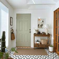 It is okay to paint the interior of your front door a different shade than the outside. 4 Design Experts Share Their Favorite Colors For Interior Doors