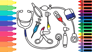 Select from 33503 printable crafts of cartoons, nature, animals. How To Draw Doctor Medical Kit Drawing A Doctor S Tools Coloring Pages For Kids Tanimated Toys Youtube
