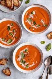 Easy Creamy Vegan Tomato Soup Ambitious Kitchen Recipe In 2020 Creamy Vegan Tomato Soup Vegan Tomato Soup Ambitious Kitchen Recipes