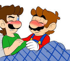 Maybe he's pregnant, or maybe he's just a fatty tub tub. Mario And Luigi In Labor Pregnant Luigi Know Your Meme