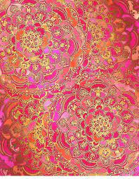 Ahawoso throw pillow cover floral pink watercolor pattern abstract spring red black bloom blossom botanical brush striped simple vector background pattern with hot pink flowers and soft pink dots on a white backdrop download this cool. Poster 39 Pink And Gold Baroque Floral Pattern 39 From Micklyn Baroque Floral Micklyn Pattern Poster Musterkunst Pink Und Gold Kunstdruck