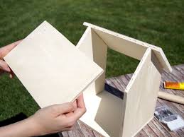 Ein Vogelhaus Mit Kindern Werken Kinder Basteln Holz Werken Mit Kindern Vogelhaus Basteln