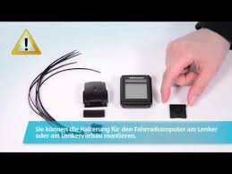 Fahrradcomputer Kabellos Mit Solarfunktion Youtube