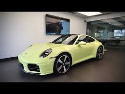 Image result for Green Yellow 2025 Porsche