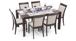 Metropolis Dalla 6 Seater Dining Table Set 6 Seater Dining Table Dining Room Table Set Contemporary Dining Room Sets
