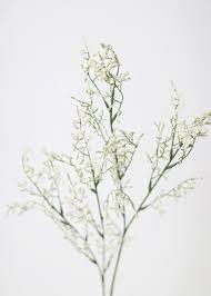 Faux Caspia Flower In White Artificial Flowers Phlox Flowers Flower Spray
