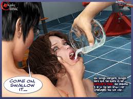 Tied eagle spread busty 3d chick gets - BDSM Art Collection - Pic 10