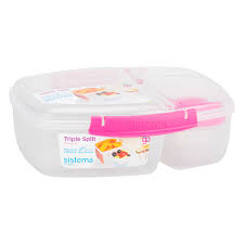 Meet the airtight container designed with your pet in mind. Sistema Triple Split Container