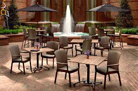 Request a quote on our commercial outdoor patio and pool furniture sets at tropitone furniture. Espresso Bar Height Tables And Chairs Resin Tables And Chairs Cafe Furniture Belson Outdoors