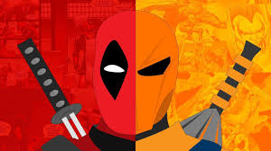 Deadpool cool use of mark and line. Deathstroke Vs Deadpool Logo Wallpapers On Wallpaperdog