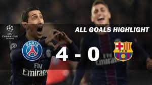 / barcelona were stripped of their usual dominance of possession and did not have a reaction for it as psg got more and more comfortable as the game wore on. Psg Vs Barcelona 4 0 All Goals Highlight Youtube