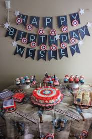 2nd Birthday Decoration Ideas At Home For Boy 50 Cool Birthday Party Themes For Boys Stay At Home Mum Captain America Birthday Party 2nd Birthday Party Themes Captain America Birthday