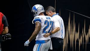 Lions' Glover Quin leaves with concussion, start streak in jeopardy