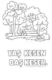 Orman Ormanhaftasi Agac Agacgunu Cevrekorumahaftasi Belirligunvehaftalar Boyamasayfasi Orman Sarkilari Boyama Sayfalari Boyama Kitaplari Ormanlar