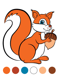 Die mit kreativen ideen gespickten lernaufgaben, knobelgeschichten oder leidenschaftlichen quizduelle fördern den spaß. Malvorlagen Eichhornchen Comic Coloring And Malvorlagan