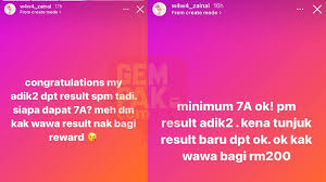 Check spelling or type a new query. Wawa Bagi Rm200 Kepada Pelajar Cemerlang Spm Dapat 7a Tapi Tawaran Dari Pu Rizz Lagi Lumayan The Update News