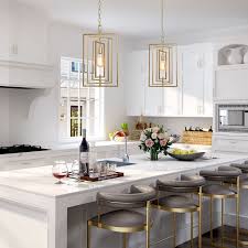 Shop Glam Ceiling Hanging Light Gold Black Pendant Lighting For Kitchen Island Overstock 30082198 W 12 X H 20 5 Gold