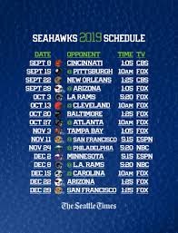 Pin By Nancy Hatzenbihler On 12th Fan Seahawks Schedule Printable Nfl Schedule Schedule Printable
