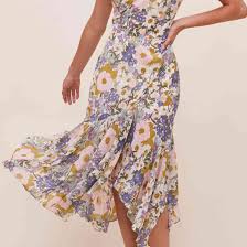 The outer lace contains floral crochet work. 30 Best One Shoulder Wedding Guest Dresses Of 2021