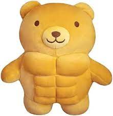 Amazon.com: EXIGENT Kawaii Muscle Abs Teddy Bear Buff 30CM Plush Cuddly Stuffed  Animal Toy Figure (Bear_30CM) : Toys & Games