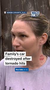 A family has been left without transportation after a tornado struck Aiken  County around 3:30 a.m.