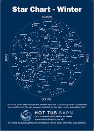 Winter Star Chart Large Star Chart Constellations Star Sky