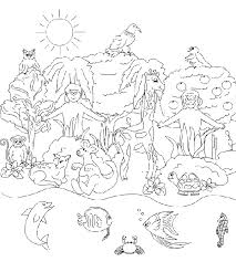 Free, printable coloring pages for adults that are not only fun but extremely relaxing. Creation Coloring Page
